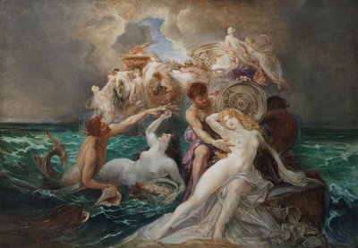 Poseidon und die Nereiden von Friedrich Ernst Wolfrom